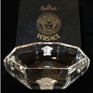 Versace Medusa Lumiere Crystal Bowl